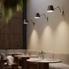 Lâmpada de parede industrial ajustável repórter Il Fanale Viadurini