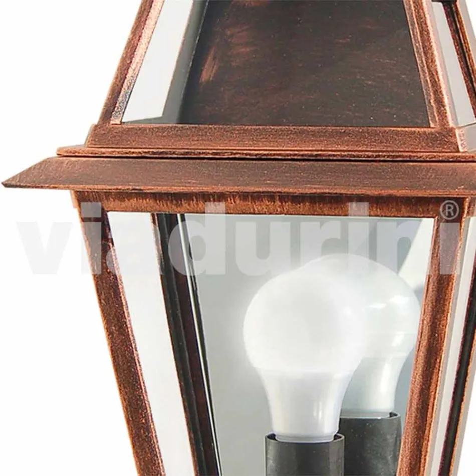 Lâmpada de parede para exterior clássico feito na Itália, alumínio Kristel Viadurini