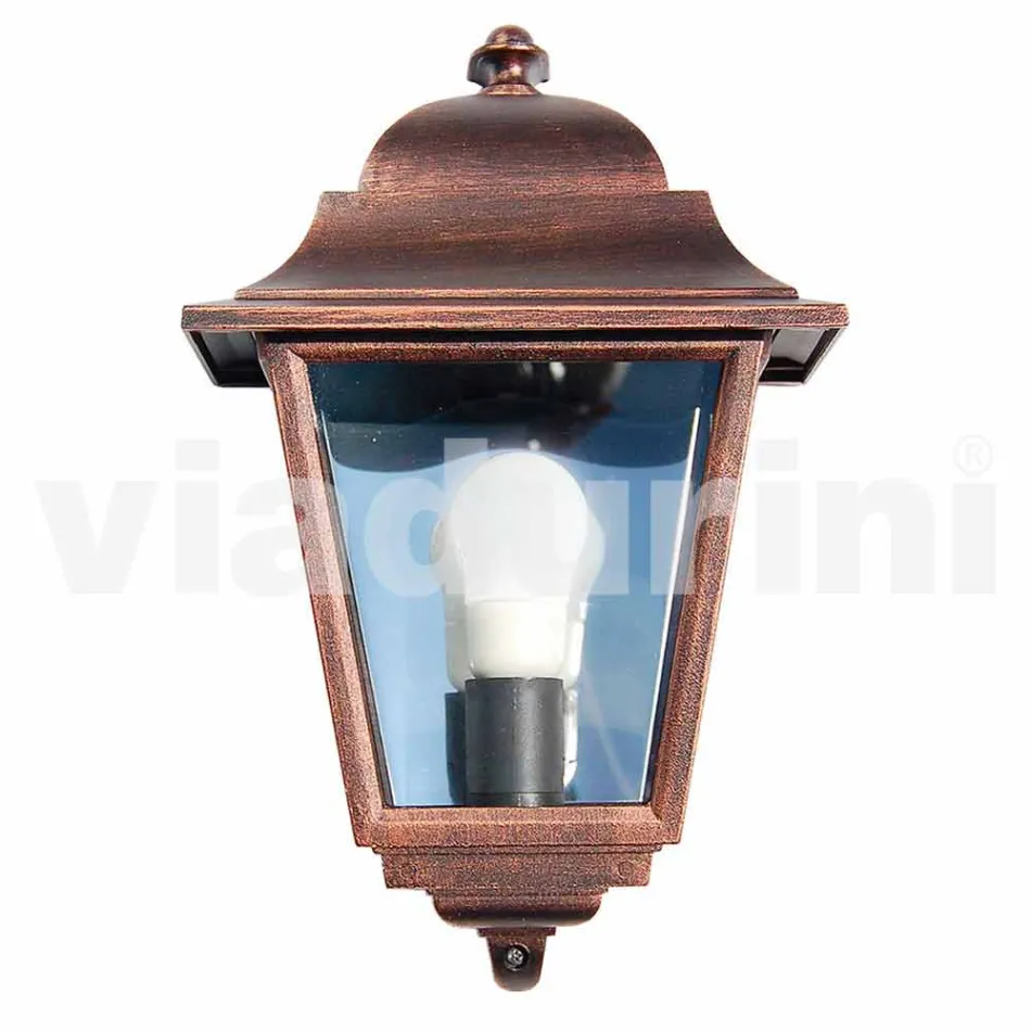 Luminária de parede de alumínio para exterior em Itália, Aquilina Viadurini