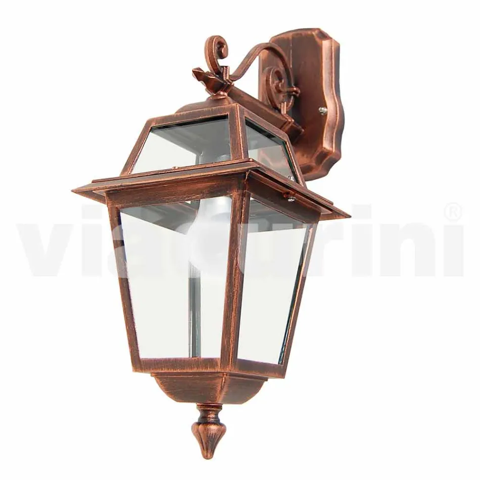 Lâmpada de parede ao ar livre em alumínio feita na Itália, Kristel Viadurini