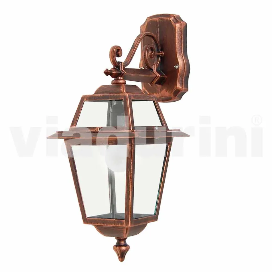 Lâmpada de parede ao ar livre em alumínio feita na Itália, Kristel Viadurini