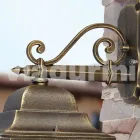 Candeeiro de parede exterior em alumínio fabricado na Itália, Aquilina Viadurini