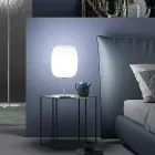 Candeeiro de mesa artesanal em vidro fundido de Veneza - Cloe Balloton Viadurini