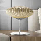 Candeeiro de mesa artesanal em vidro soprado à mão em Veneza - Dafne Viadurini