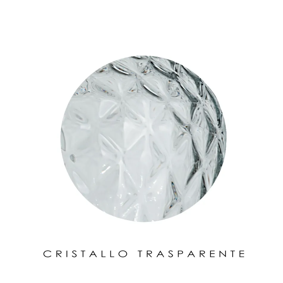 Abajur feito à mão de vidro soprado veneziano - Dalia Balloton Viadurini