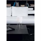 Candeeiro de mesa com abajur cilíndrico, diâmetro 18,5 cm, Samanta Viadurini