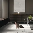 Abajur com Estrutura de Metal Brilhante Fabricado na Itália - Donatina Viadurini