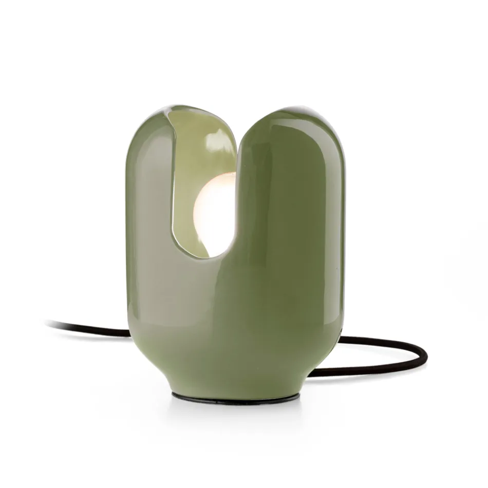 Candeeiro de Mesa com Estilo Moderno em Cerâmica Made in Italy - Batucada Viadurini