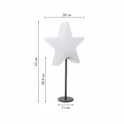 Candeeiro de mesa Star de design moderno com ou sem pedestal - Littlestar Viadurini