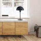 Candeeiro de Mesa em Aço Pintado em Diferentes Acabamentos - Giulia Viadurini