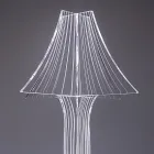 Luminária de mesa Aurel em acrílico, disponível em dois tamanhos, fabricada na Itália. Viadurini
