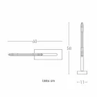Abajur em Latão e Resina com Base em Mármore Made in Italy - Quizza Viadurini