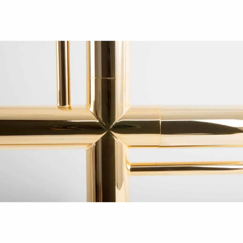 Abajur em Latão e Resina com Base em Mármore Made in Italy - Quizza Viadurini