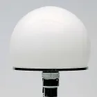 Candeeiro de mesa de vidro com abajur opala Made in Italy - Dacca Viadurini