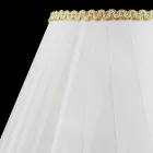 Mesa de vidro e lâmpada de cristal Belle, made in Italy Viadurini