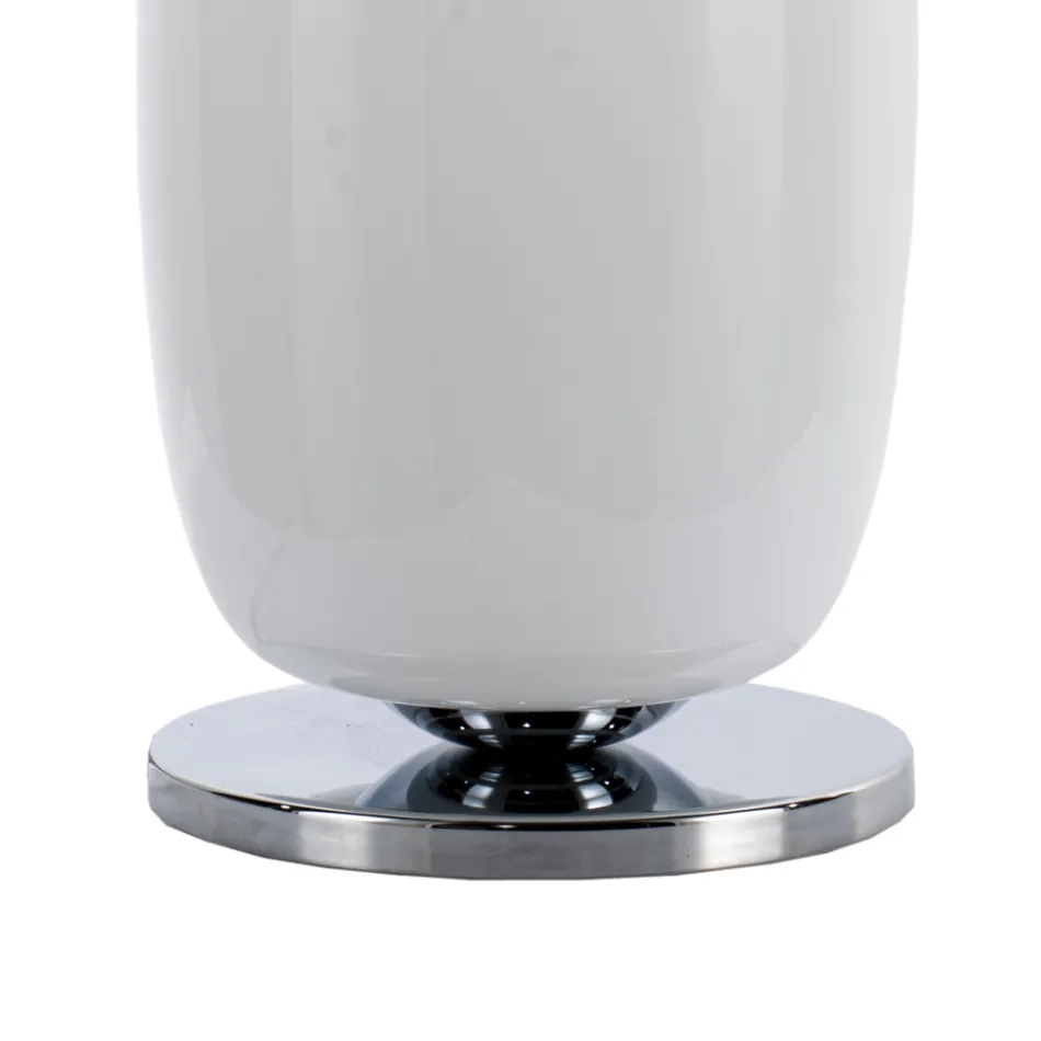 Candeeiro de mesa de vidro soprado à mão em Veneza 16 22 cm - Bambu Viadurini