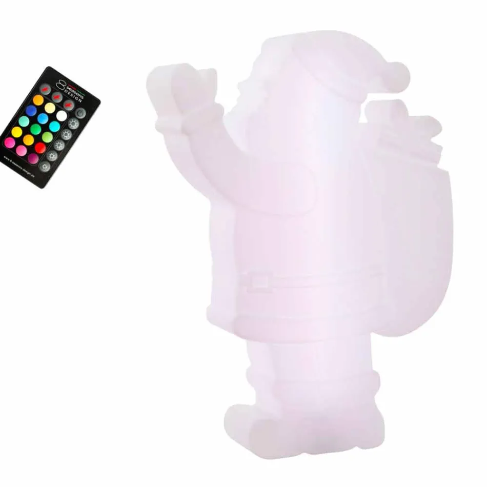 Candeeiro de mesa LED de design moderno em forma de Pai Natal - Babbostar Viadurini