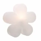 Mesa de flores ou abajur de design moderno em plástico branco - Fiorestar Viadurini