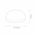 Candeeiro de mesa portátil de 1 W com carregamento USB 2 peças - Zecchino Viadurini