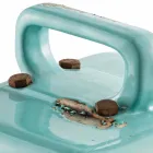 Candeeiro de mesa estilo industrial em cerâmica e ferro Valerie Viadurini