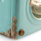 Candeeiro de mesa estilo industrial em cerâmica e ferro Valerie Viadurini