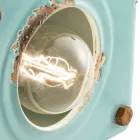 Candeeiro de mesa estilo industrial em cerâmica e ferro Valerie Viadurini