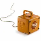 Candeeiro de mesa estilo industrial em cerâmica e ferro Valerie Viadurini