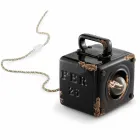 Candeeiro de mesa estilo industrial em cerâmica e ferro Valerie Viadurini