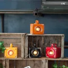 Candeeiro de mesa estilo industrial em cerâmica e ferro Valerie Viadurini