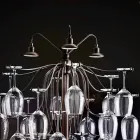 Lâmpada de assoalho 30 copos de cabeça Sauvignon Viadurini