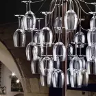 Lâmpada de assoalho 30 copos de cabeça Sauvignon Viadurini