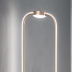 Candeeiro de pé LED regulável com estrutura metálica - Aladdin Viadurini