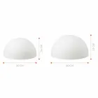 Candeeiro de chão Semisphere Ataque à escolha de 2 tamanhos Design moderno - Semistar Viadurini