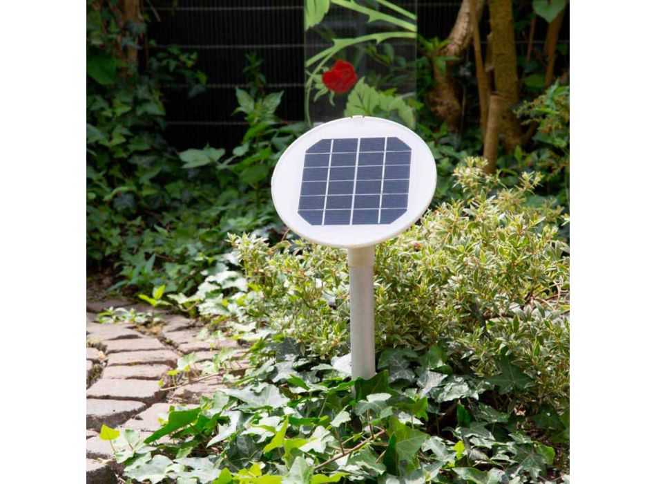 Candeeiro de chão de energia solar ou design redondo de cor LED - Globostar Viadurini