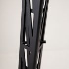 Abajur extensível de alumínio Matt Black Ladder Design - Vigilante Viadurini