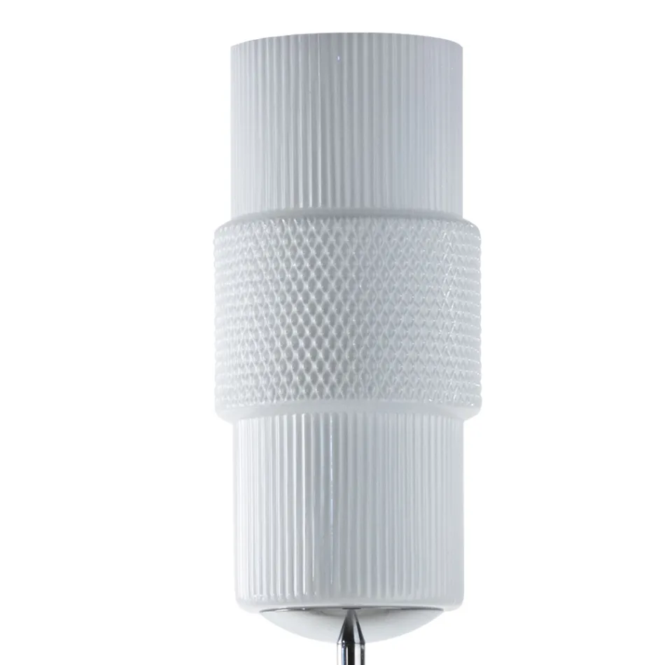 Candeeiro de pé artesanal em vidro soprado veneziano 30 cm - Satomi Viadurini