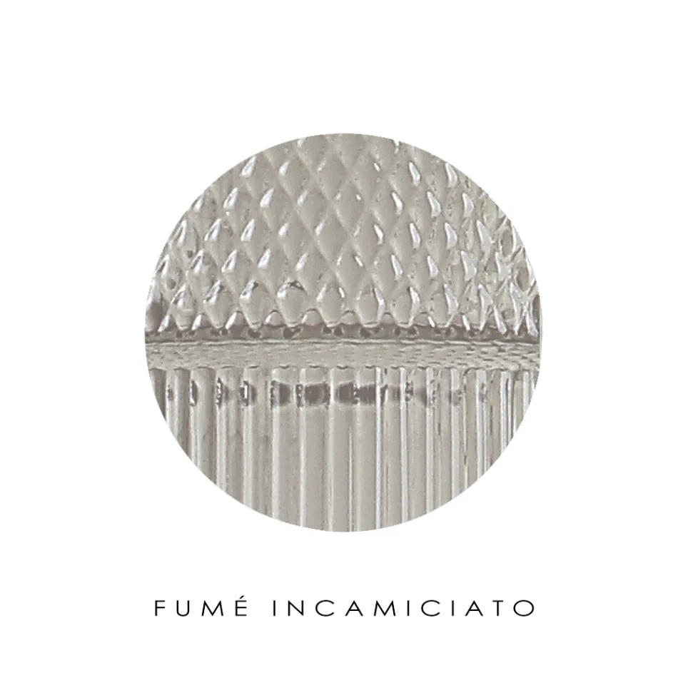 Candeeiro de pé artesanal em vidro soprado veneziano 30 cm - Satomi Viadurini