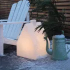 Lâmpada de assoalho doméstica para LED interno ou externo, solar ou E27 - Casastar Viadurini