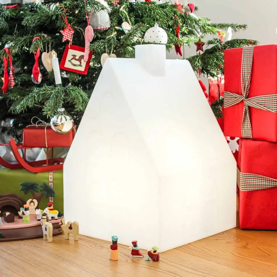 Lâmpada de assoalho doméstica para LED interno ou externo, solar ou E27 - Casastar Viadurini