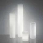 Candeeiro de chão cilíndrico deslizante Fluo made in Italy Viadurini