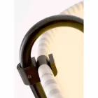 Candeeiro de pé em latão e tecido Hua Hika Viadurini