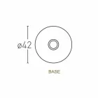 Candeeiro de pé com abajur em polietileno branco Fabricado na Itália - Astúria Viadurini