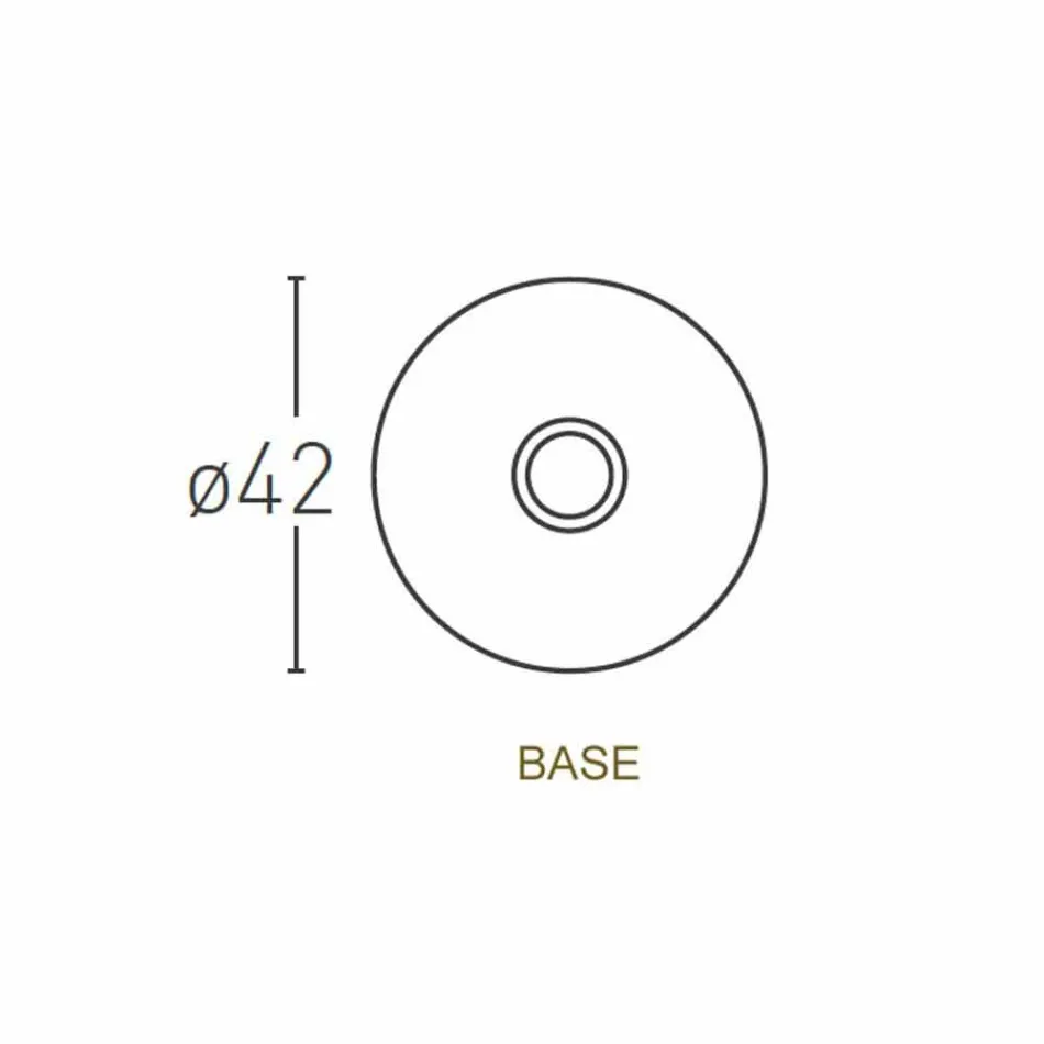 Candeeiro de pé com abajur em polietileno branco Fabricado na Itália - Astúria Viadurini