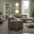 Lumira - Luminária de chão com três lâmpadas em vidro revestido, fabricada na Itália.