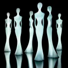 Candeeiro de pé de jardim com design de estátua de luz LED RGBW - Penelope by Myyour Viadurini