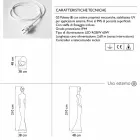 Candeeiro de pé de jardim com design de estátua de luz LED RGBW - Penelope by Myyour Viadurini