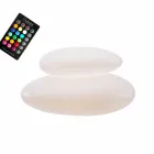 Candeeiro de pé para interior ou exterior de design natural moderno - Sassostar Viadurini