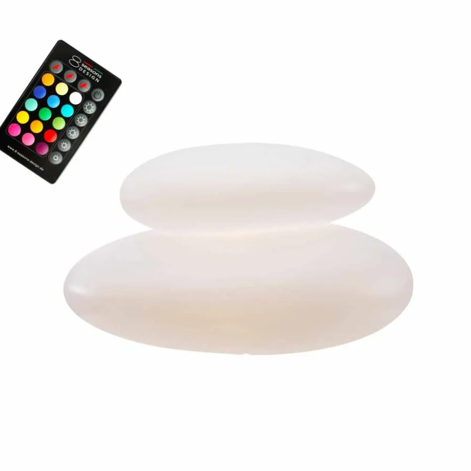 Candeeiro de pé para interior ou exterior de design natural moderno - Sassostar Viadurini