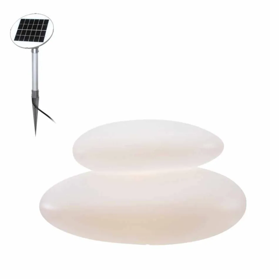 Candeeiro de pé para interior ou exterior de design natural moderno - Sassostar Viadurini