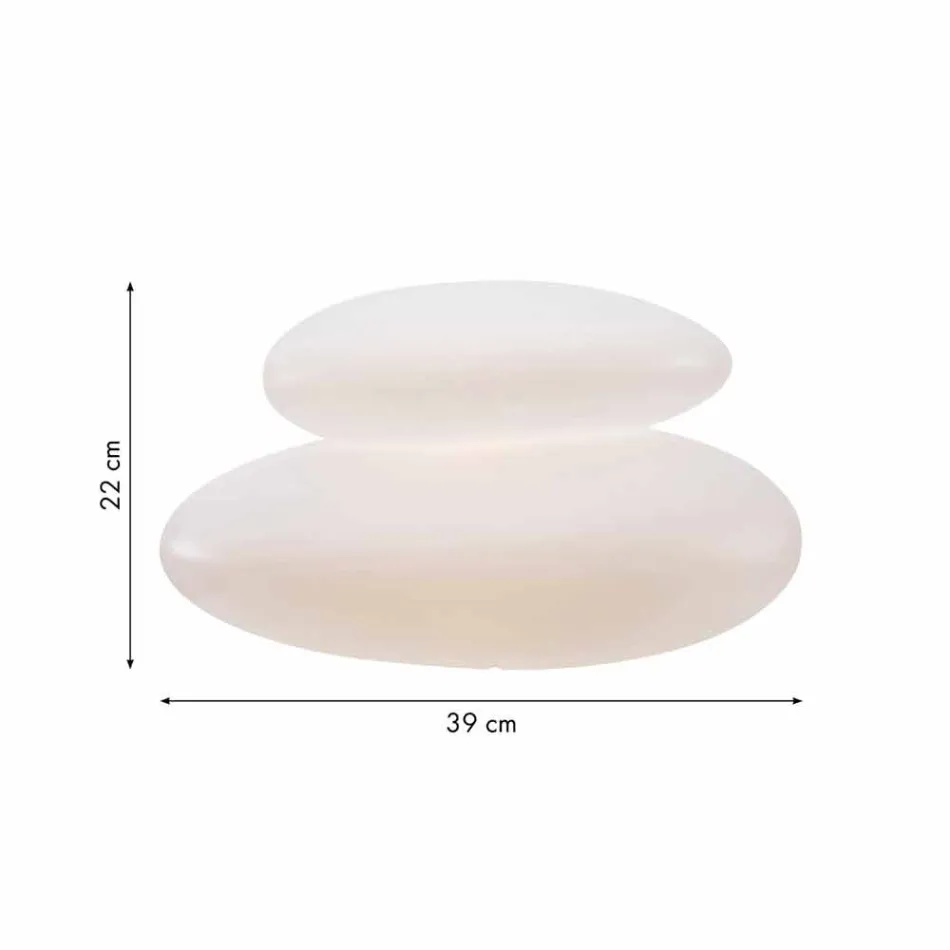 Candeeiro de pé para interior ou exterior de design natural moderno - Sassostar Viadurini